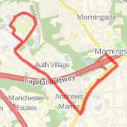 6.04 mi Run in 6, Spauldings on Oct 23, 2012 10:05 PM