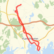 17.58km road cycling on 2012-10-24