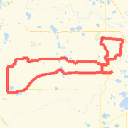 A 73.3 mi Bike Ride mapped on Fri Oct 26 2012