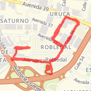 6.00 km Run in San Jos&eacute; on 26/10/2012 12:53 p.m.