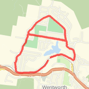8.63km run on 27/10/12 wentworth falls