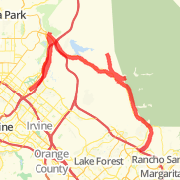 Santiago Canyon 46 mile ride