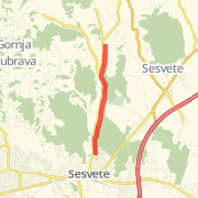 11.08 B.Kasica - Skretanje za Prekvrsje (do zebre) Run route image