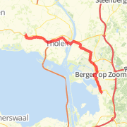 Rode 18,25 km - 03-11-2012