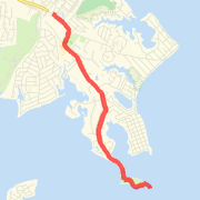 Thomas Point finger Run route image