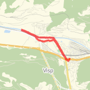 6.93 km Run in Visp on Nov 6, 2012, 8:00