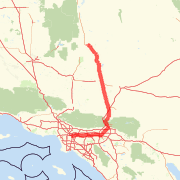 LA to 395 via 15