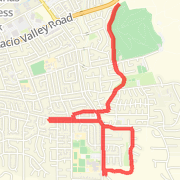 A 5.14 mi Run / Jog mapped on Wed Nov 07 2012