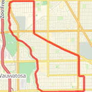 Menomenee River Pkwy to Lisbon 10 miler