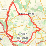 16.12 mi Road Cycling on 10 Nov 2012 15:48