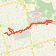 6.95km hike on 2012-11-10