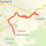 A 9.88 mi Run / Jog mapped on Sat Nov 10 2012
