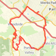 A 23.33 mi Bike Ride mapped on Sun Nov 11 2012