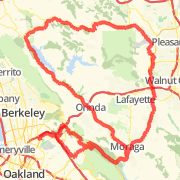 Grizzly Peak - St Mary's - Alhambra - San Pablo Dam - Loop