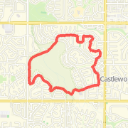 Walked 3.44 mi on 11/17/2012