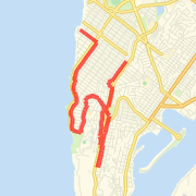 A 6.83 mi Run / Jog mapped on Sun Nov 18 2012
