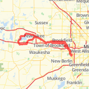 Greenfield Park to Pewaukee Lake