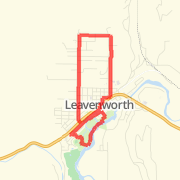 Leavenworth walk with owen
