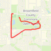 Redline Turkey Day 5K, 2012, at Broomfield Commons Open Space
