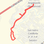 8.13km mountain bike on 24/11/12