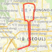 Fraser Place around Gyeongbokgung Palace and back