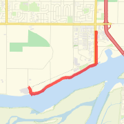 8.30 km Run in Richmond on 2012-11-25 9:38 AM