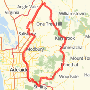 Gawler Wheelers-ROUTE75C-Gawler-Adelaide-Mt Lofty-Lenswood-Kersbrook-Gawler-HILLS