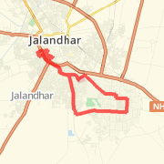23.06 kilometer Road Cycling on Nov 28, 2012 at 06:08 am