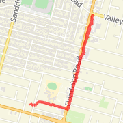 3.02km hike, light / no pack on 28/11/12