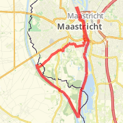 Rondje "rondom de Sint Pieters Berg" 21 km
