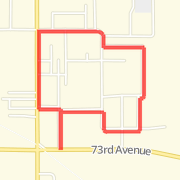 A  route mapped on Wed Nov 28 2012