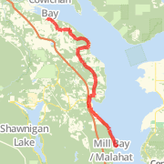 Map 2- Mill Bay to Cowichan Bay