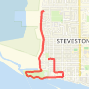 4.98 km Run in Richmond on 2012-12-01 9:00 AM