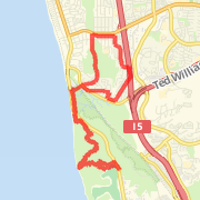 A 10.77 mi Run / Jog mapped on Sun Dec 02 2012