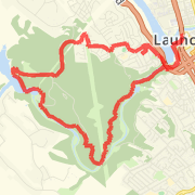 Trevallyn reserve to city via cataract walk finishing in Anderson road