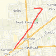 Sarah 6km Run route image