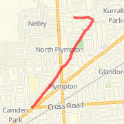 Sarah 6km Run route image