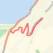 Moana Drive down to lights