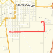 A 3.08 mi Run / Jog mapped on Thu Dec 06 2012