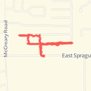 1.50 mile Walk in Independence on Dec 6, 2012 at 07:55 pm