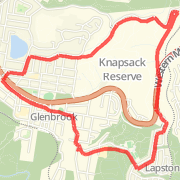 Brook Road to Lennox Bridge and return via Knapsack Bridge (9.5km)