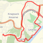 Brook Road to Nepean River via Lapstone Station and return via Knapsack Bridge (10.3km)