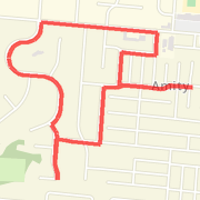 A 3.02 mi Run / Jog mapped on Fri Dec 07 2012