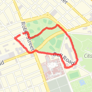2.37km run on 2012-12-08