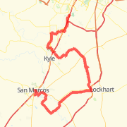 2010 Tour de Cure 55 miles (approx) Bike Ride route image
