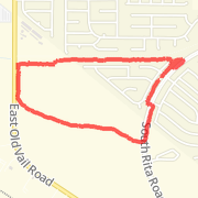 Walked the dog 2.23 mi on 12/9/2012