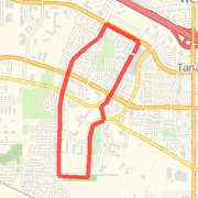 3 mile route