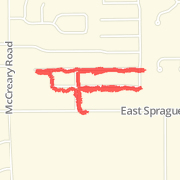 2.09 mile Walk in Independence on Dec 12, 2012 at 07:22 pm