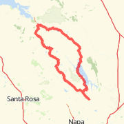 A 101.32 mi Bike Ride mapped on Wed Dec 12 2012