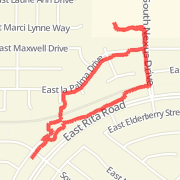 Walked 1.19 mi on 12/13/2012